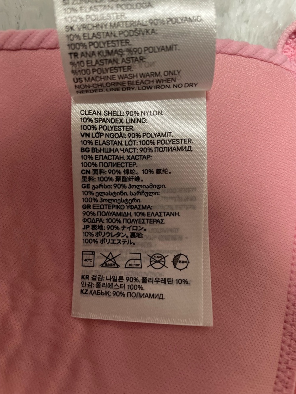 H&M Multi-Way Padded Ribbed Triangle Bikini Top - Picture 10 of 10